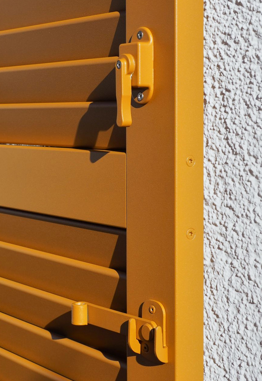 Klappladen Aluminium verstellbare Lamellen