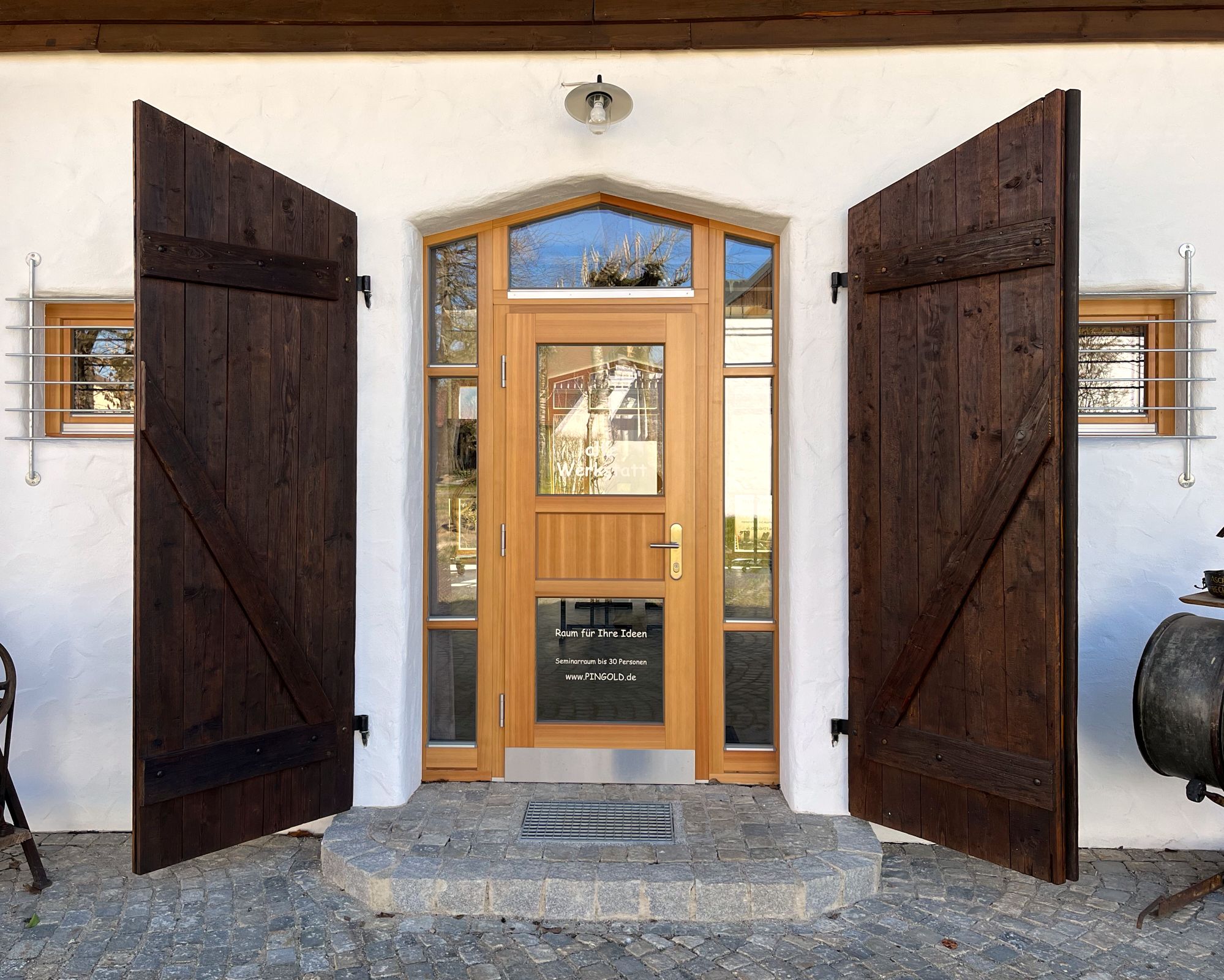 Wertbau Holzhaustüre Lärche grundiert