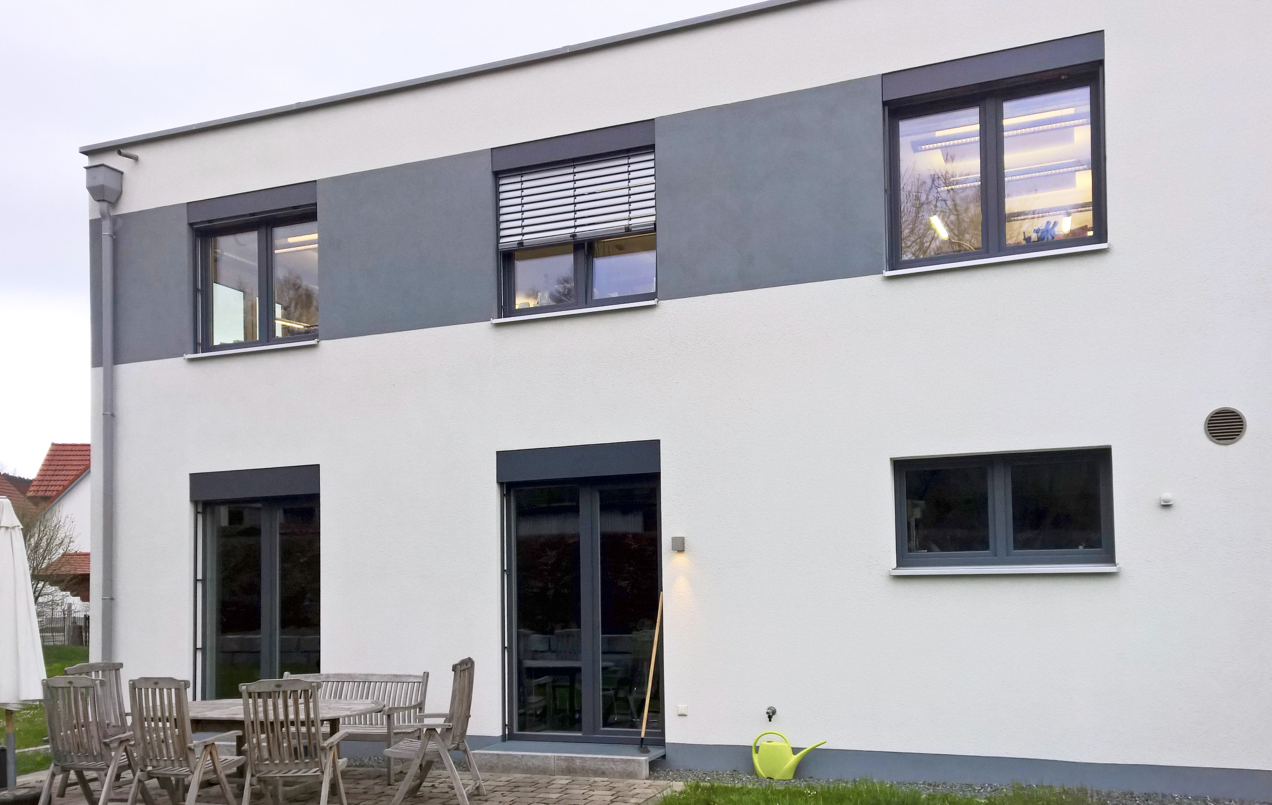 Kunststofffenster Acrylcolor Anthrazit