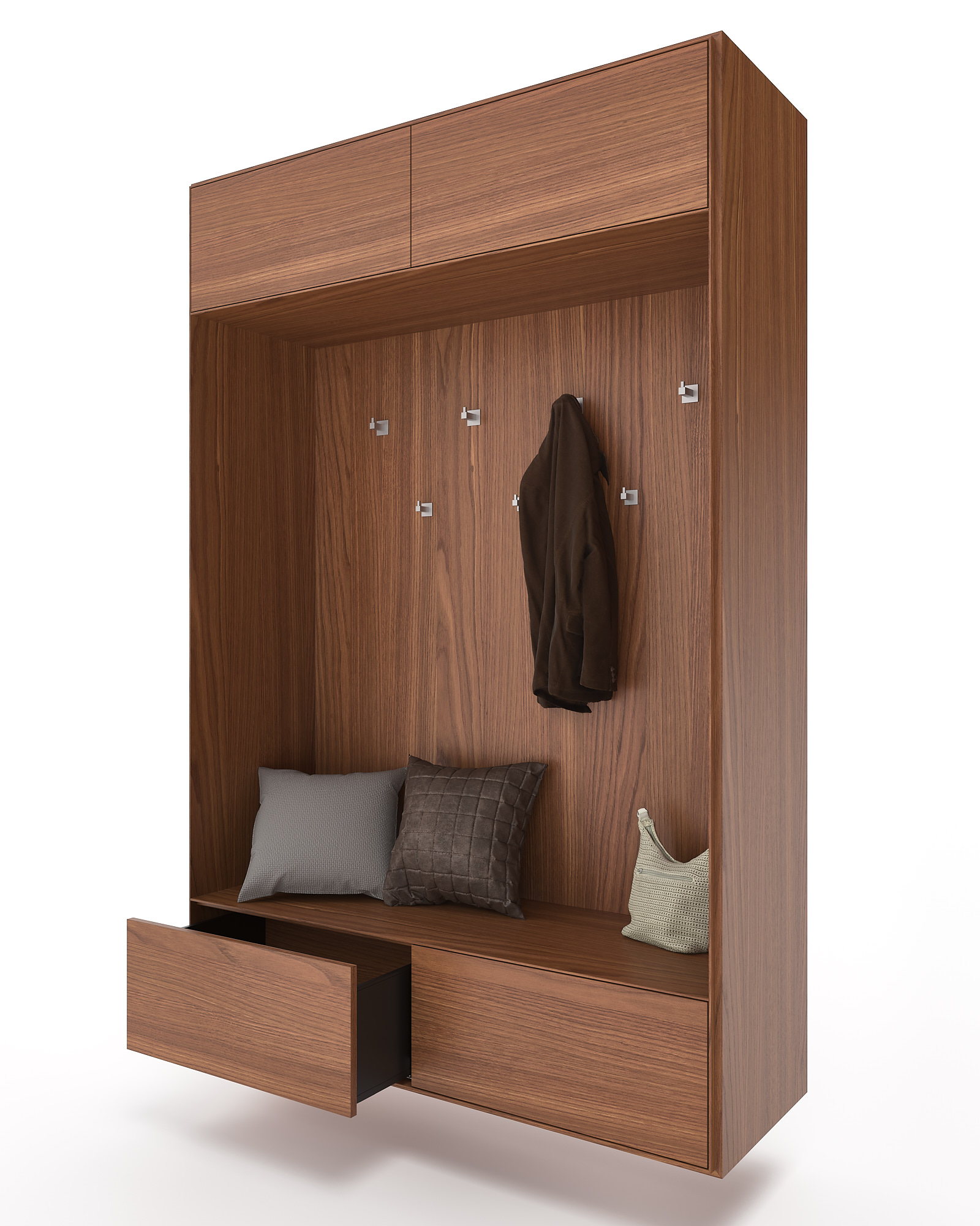 3D-Visualisierung Garderobe