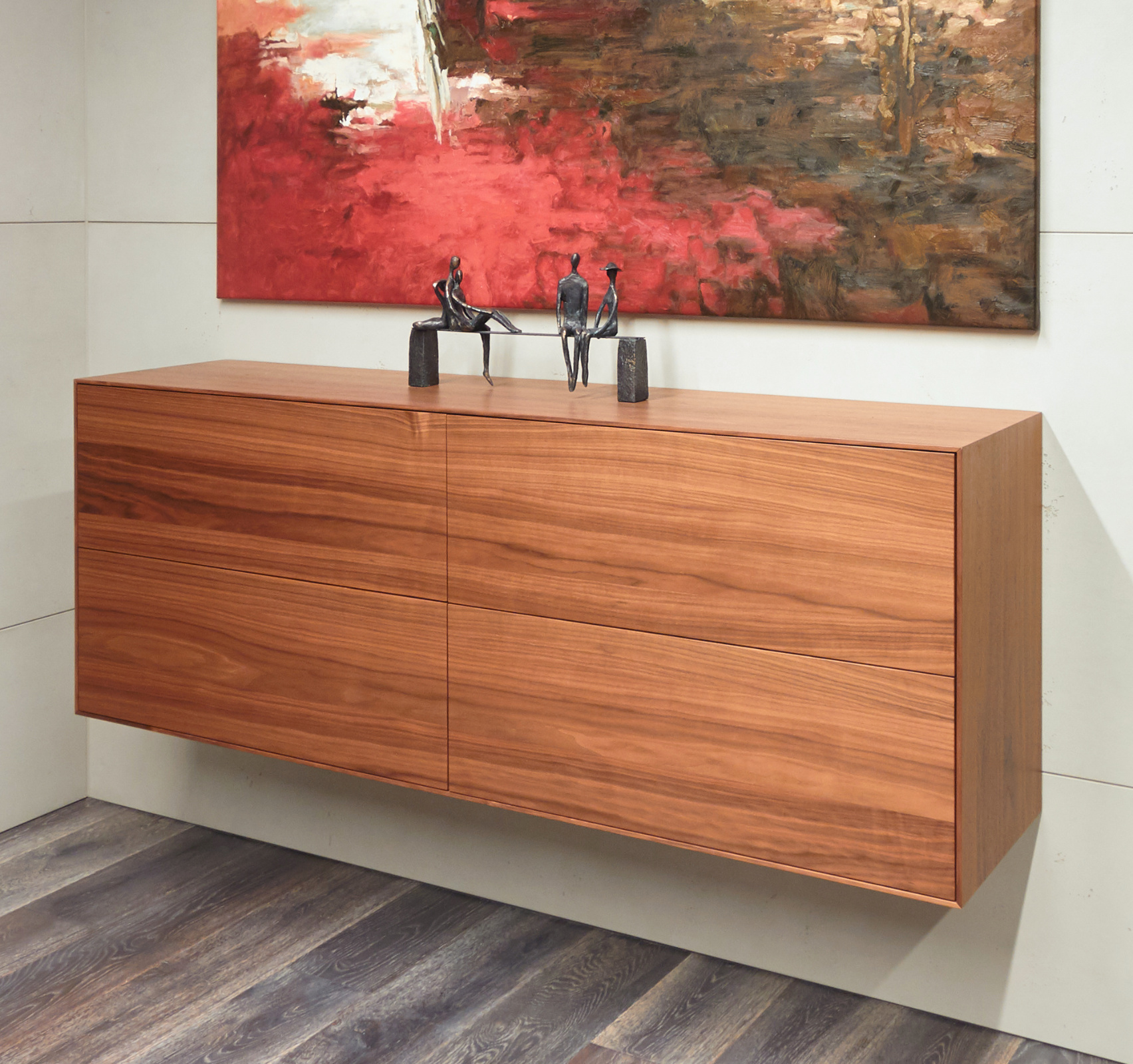 Highboard amerikanischer Nussbaum furniert