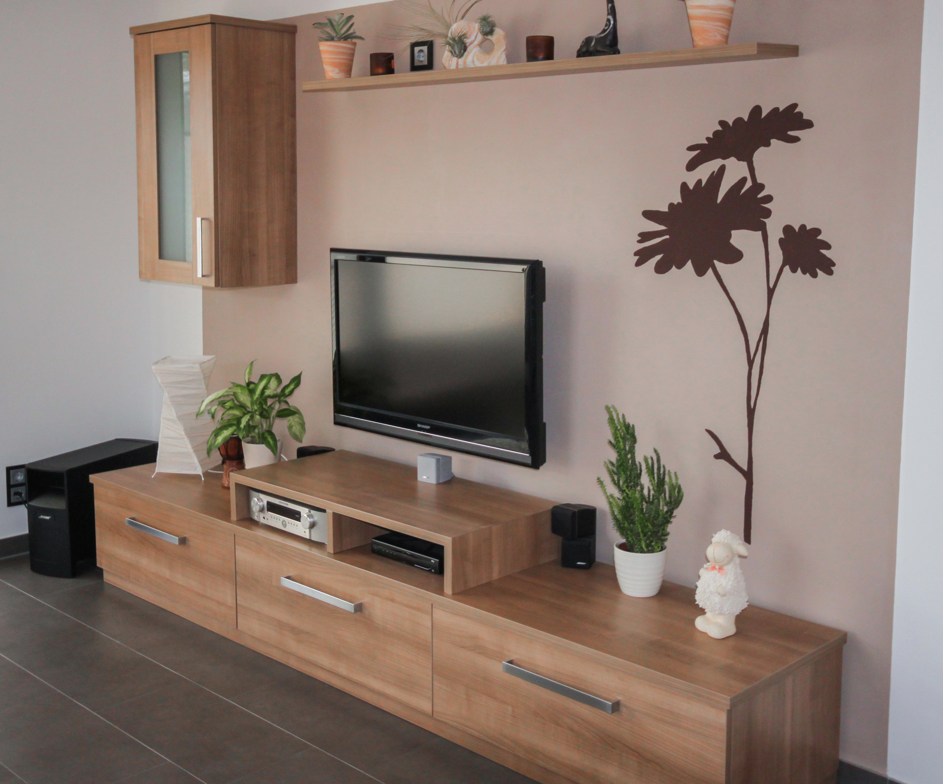 Wohnzimmer Kirsche Havanna